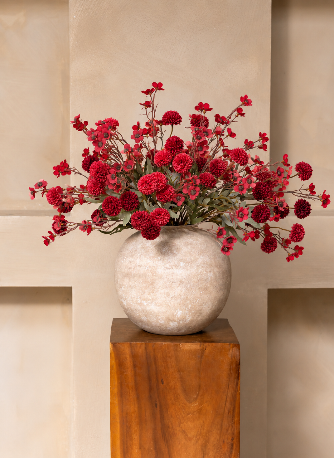 Wax Arrangement - Rood (Gelimiteerde kersteditie)