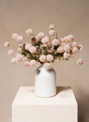 Zijden Kiku Bloemen - Crème