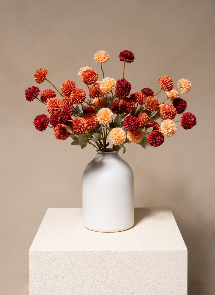 Zijden Kiku Bloemen - Mix (10 stengels/ 50 bloemhoofdjes)