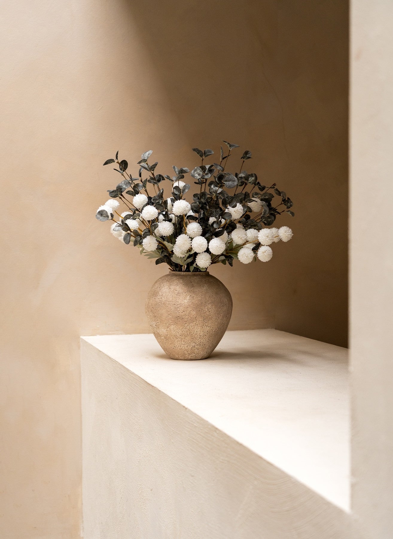 Samengesteld boeket - Groen & Wit