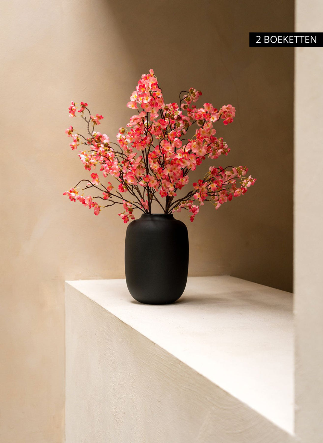 Zijden Bloesem - Fuchsia roze (3 stengels)