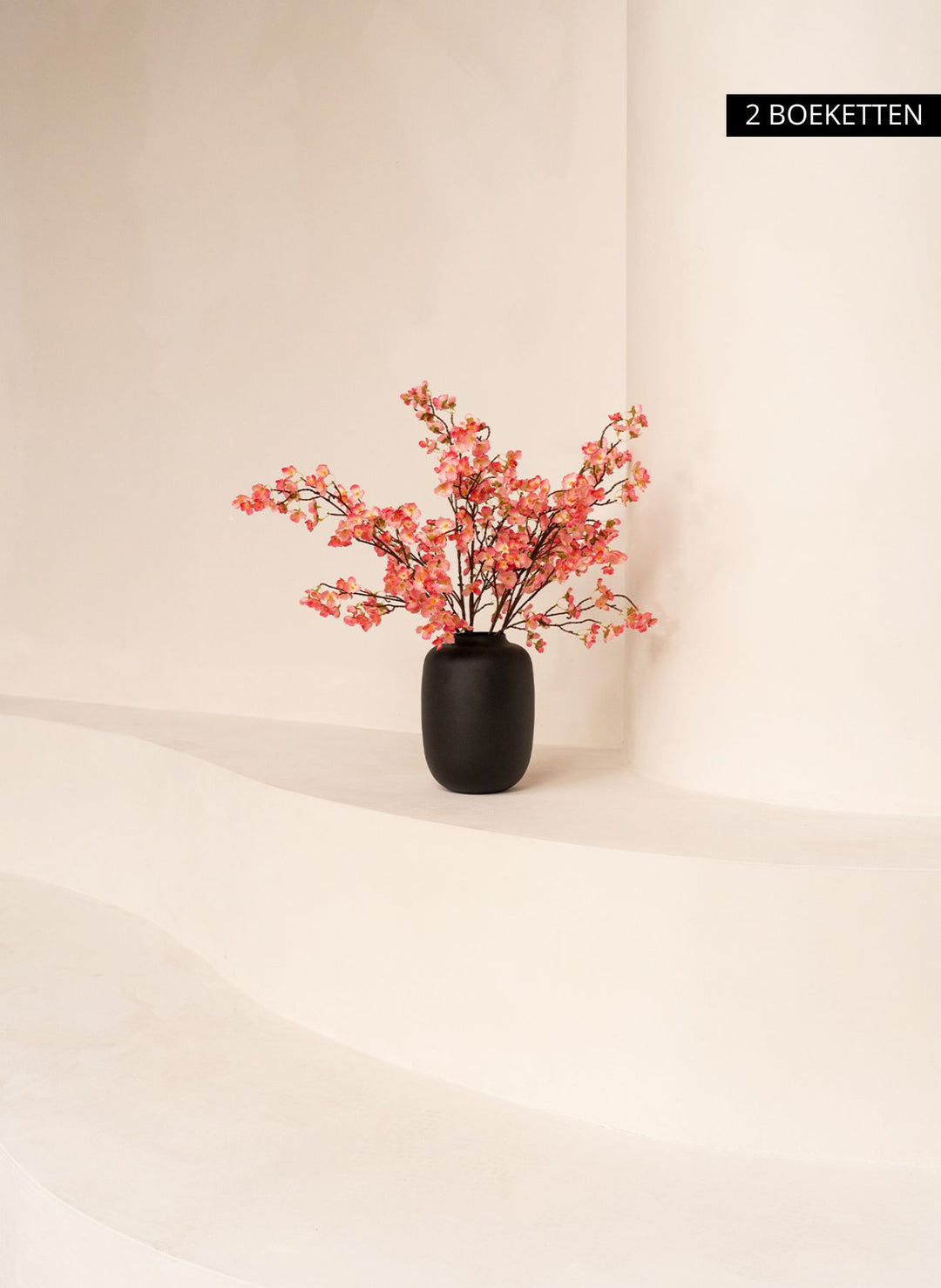 Zijden Bloesem - Fuchsia roze (3 stengels)