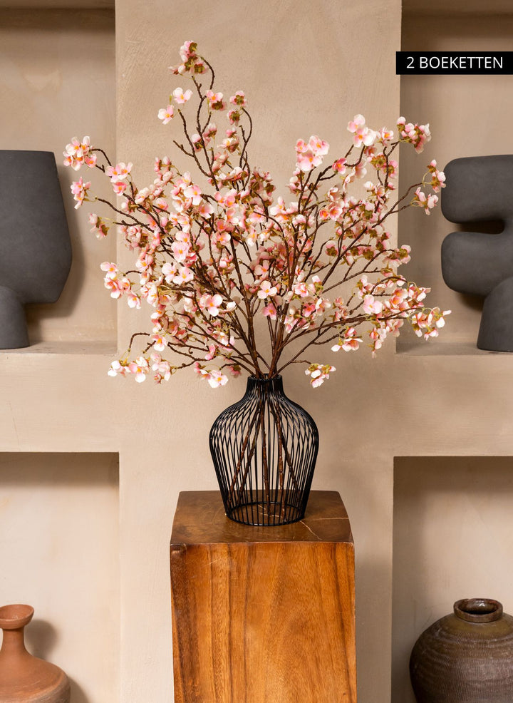 Zijden Bloesem - Oudroze (3 stengels)