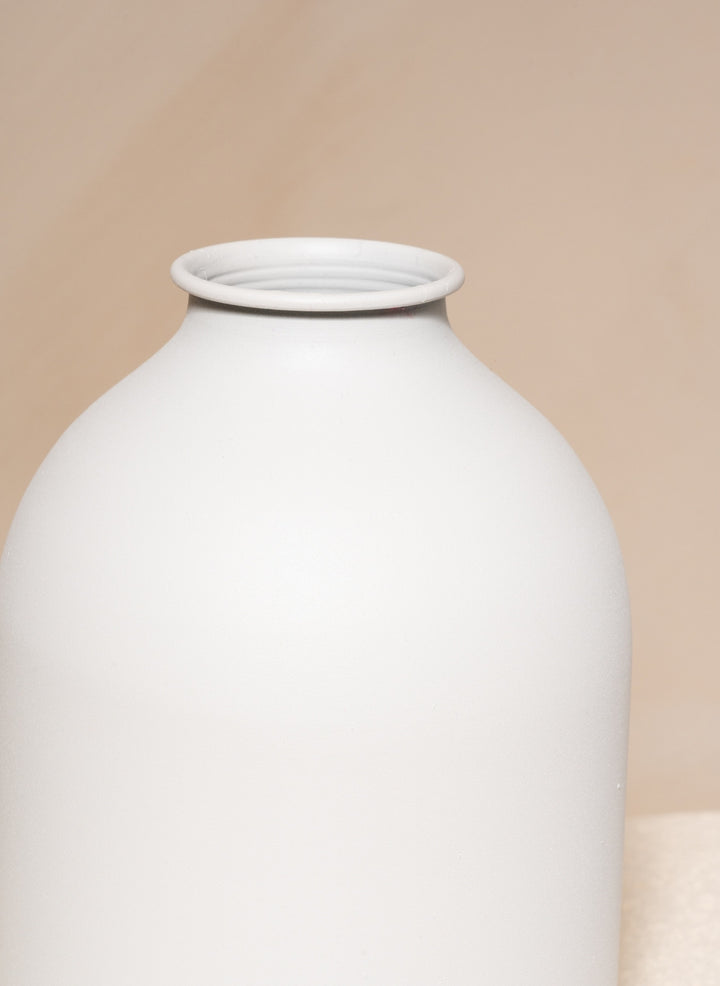 Casa vaas - Mat wit
