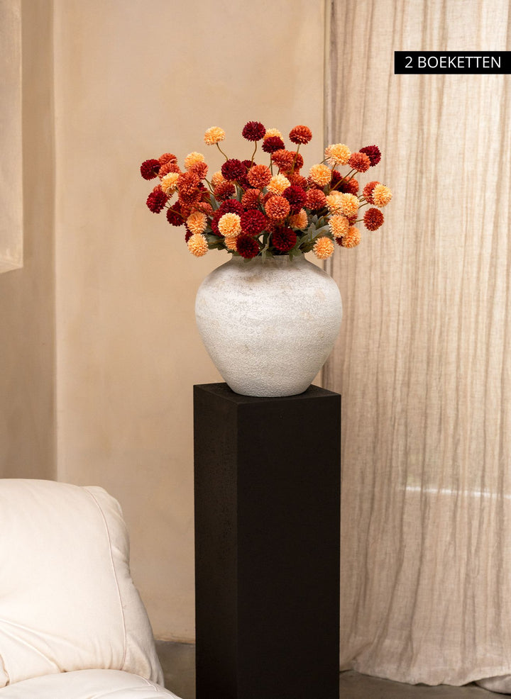 Zijden Kiku Bloemen - Mix (10 stengels/ 50 bloemhoofdjes)