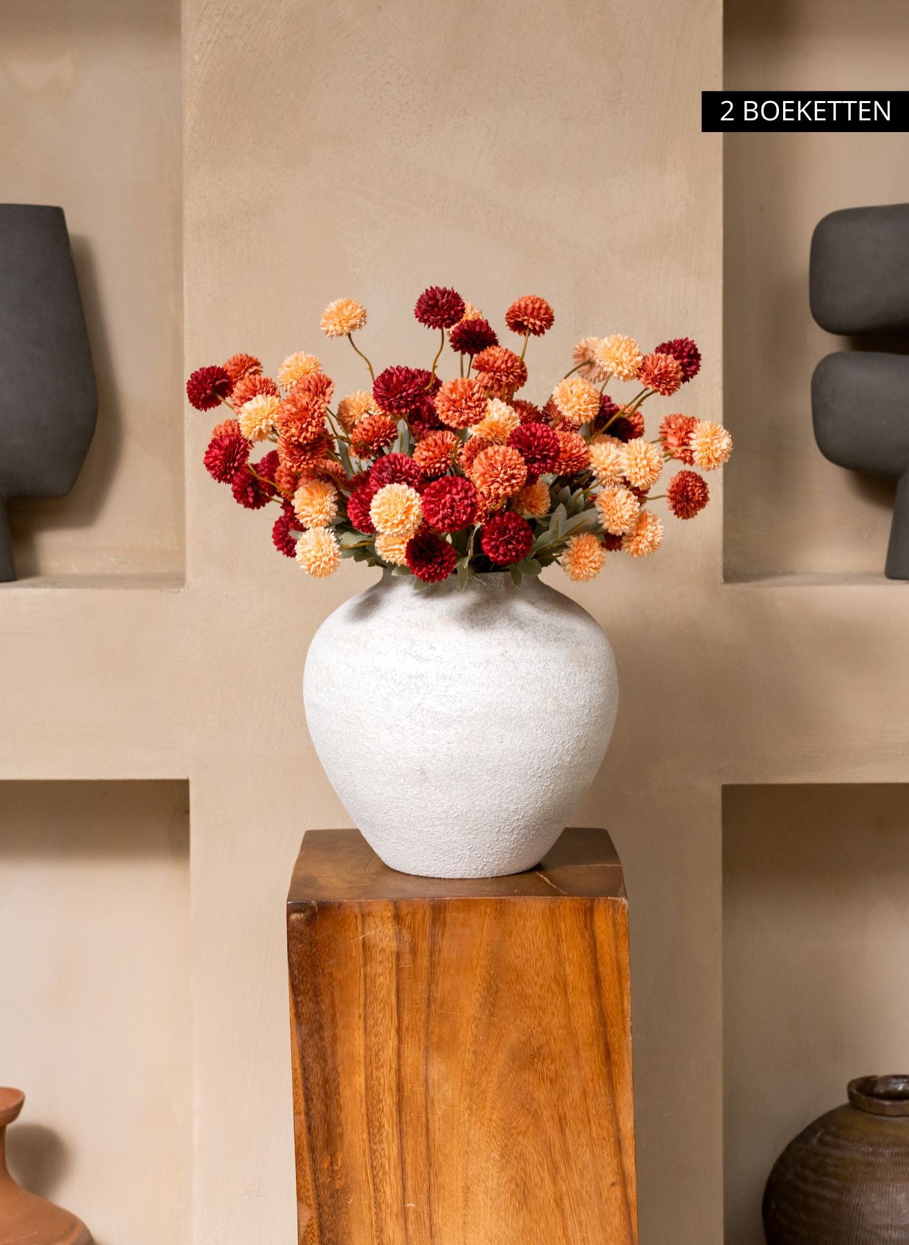 Zijden Kiku Bloemen - Mix