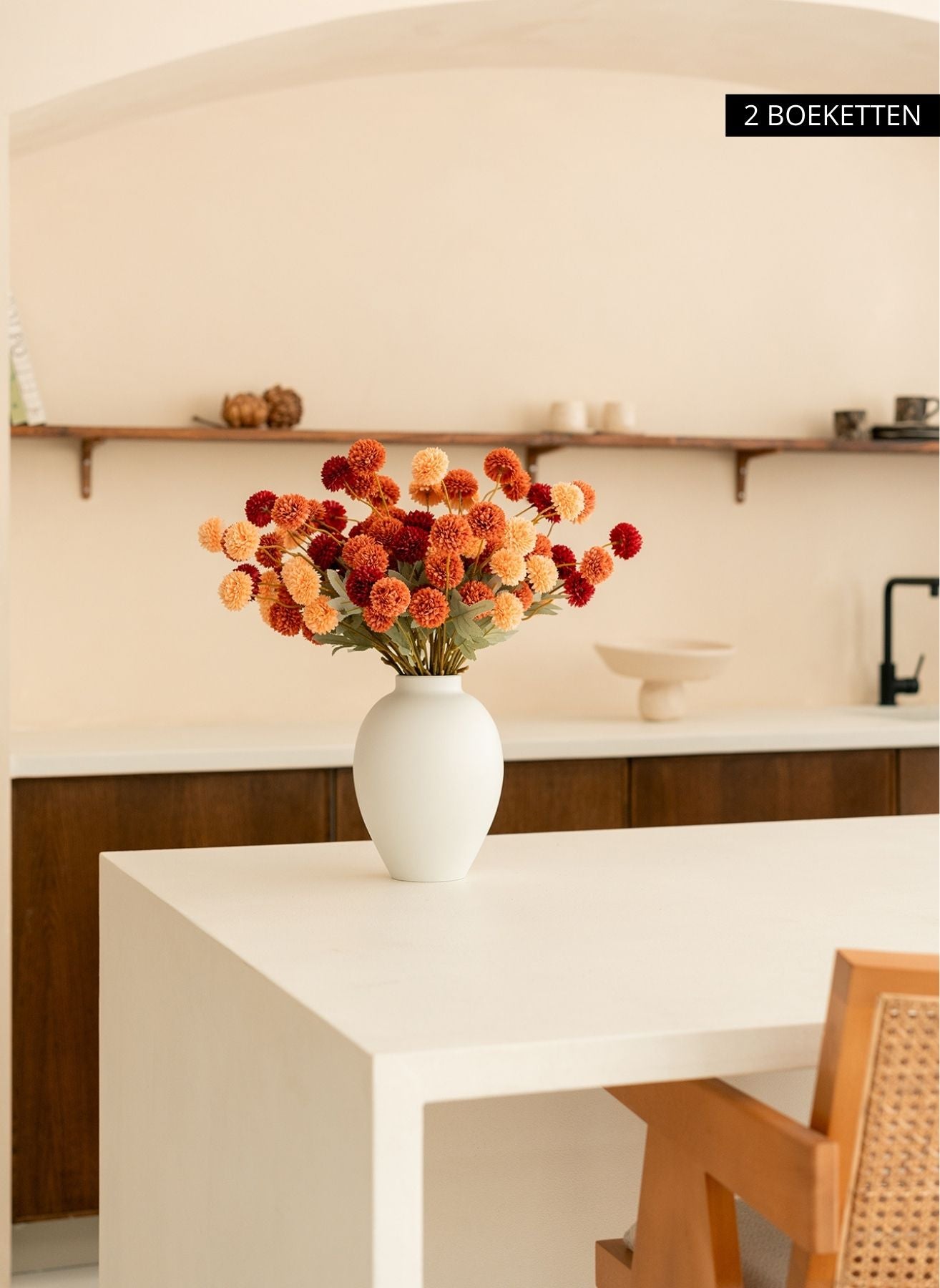 Zijden Kiku Bloemen - Mix