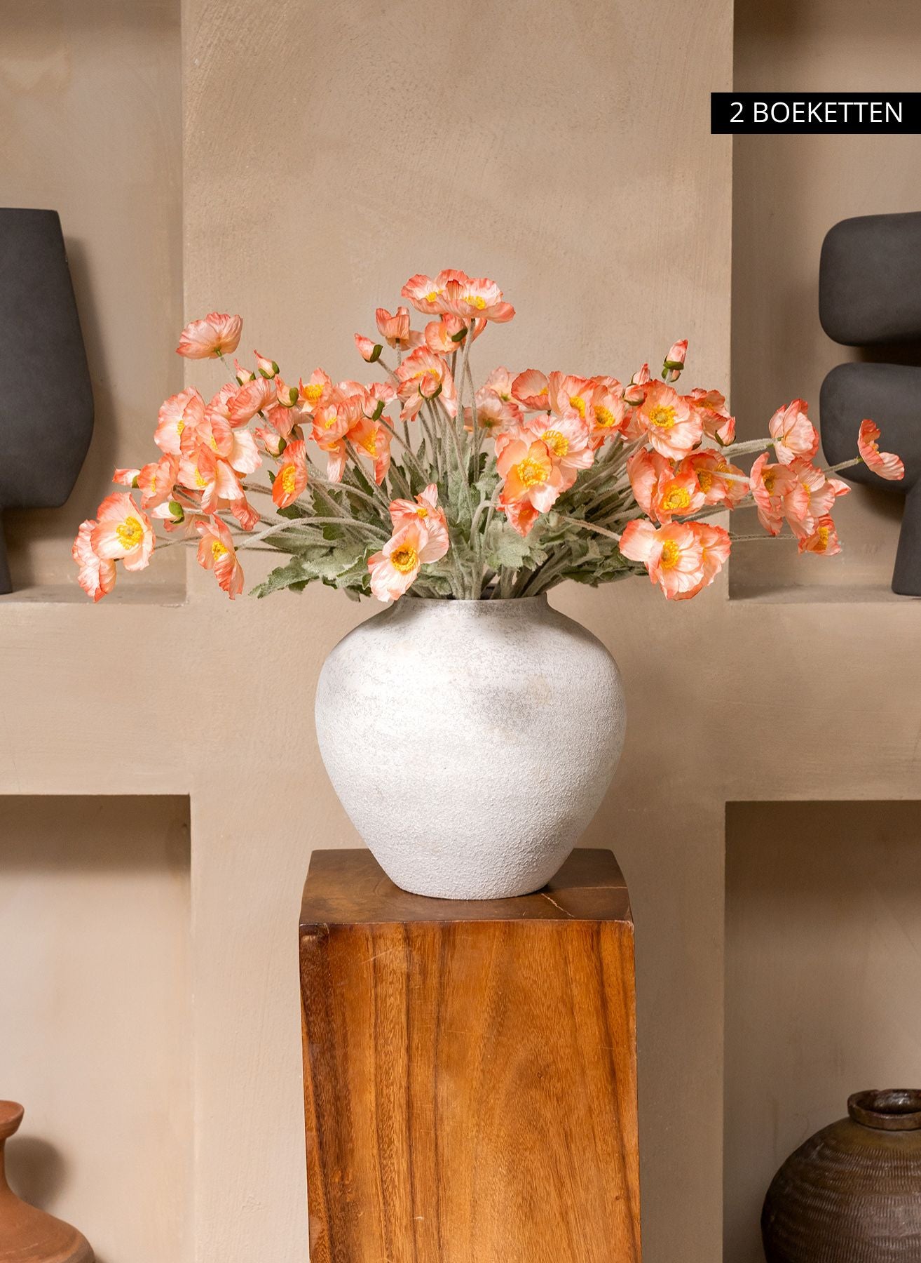 Zijden Klaprozen - Oudroze