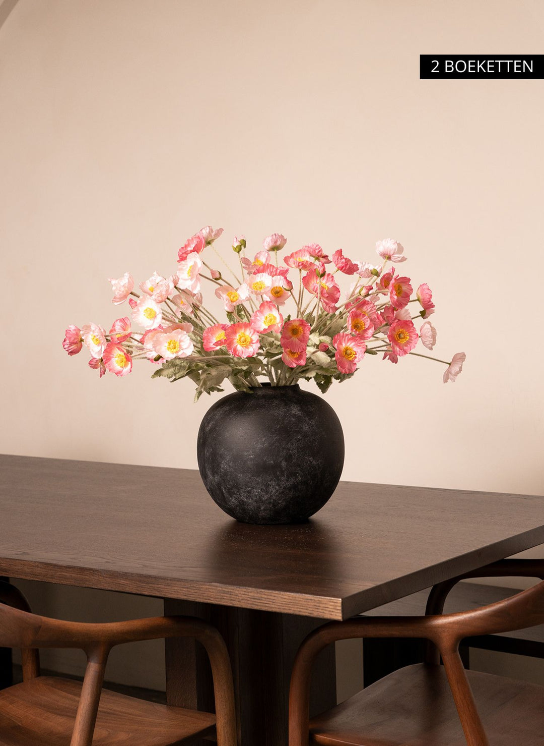 Zijden Klaprozen - Roze Mix (10 stengels)