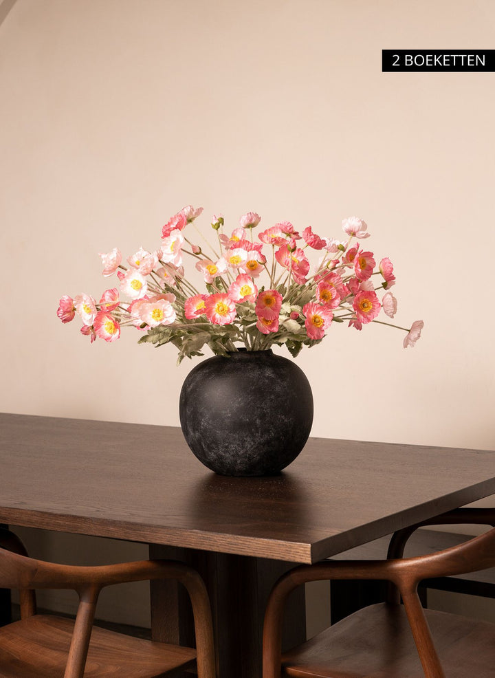 Zijden Klaprozen - Roze Mix (10 stengels)