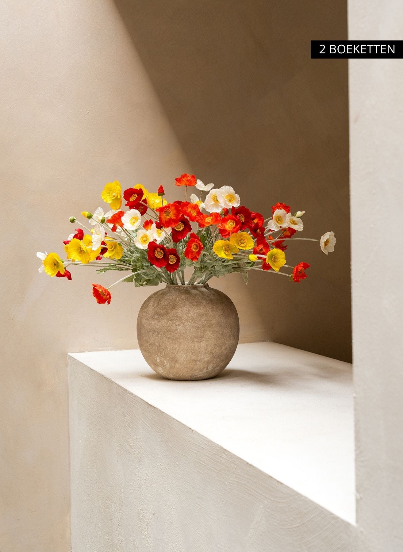 Zijden Klaprozen - Mix