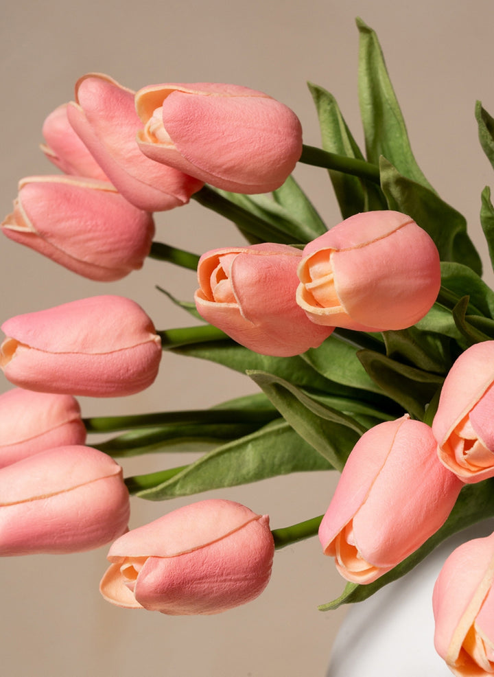 Kunst Tulpen Boeket - Roze (25 stengels)
